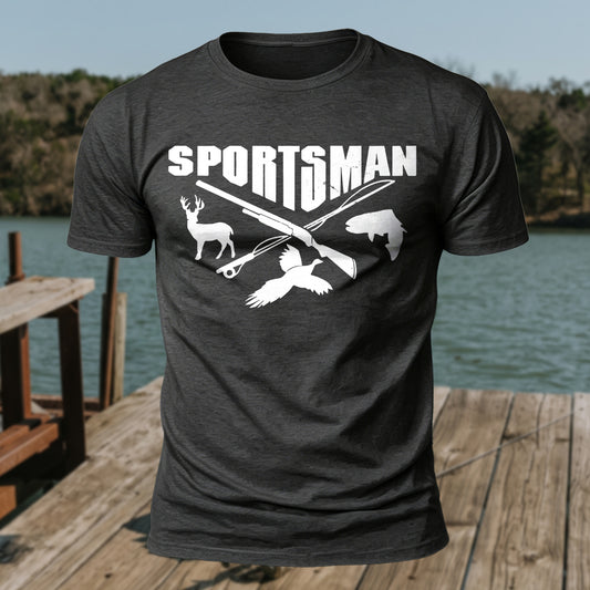 Premium Cotton Sports Man Printed T-Shirt