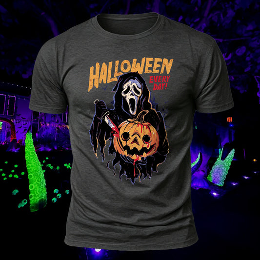Premium Cotton Halloween Everyday Printed T-Shirt