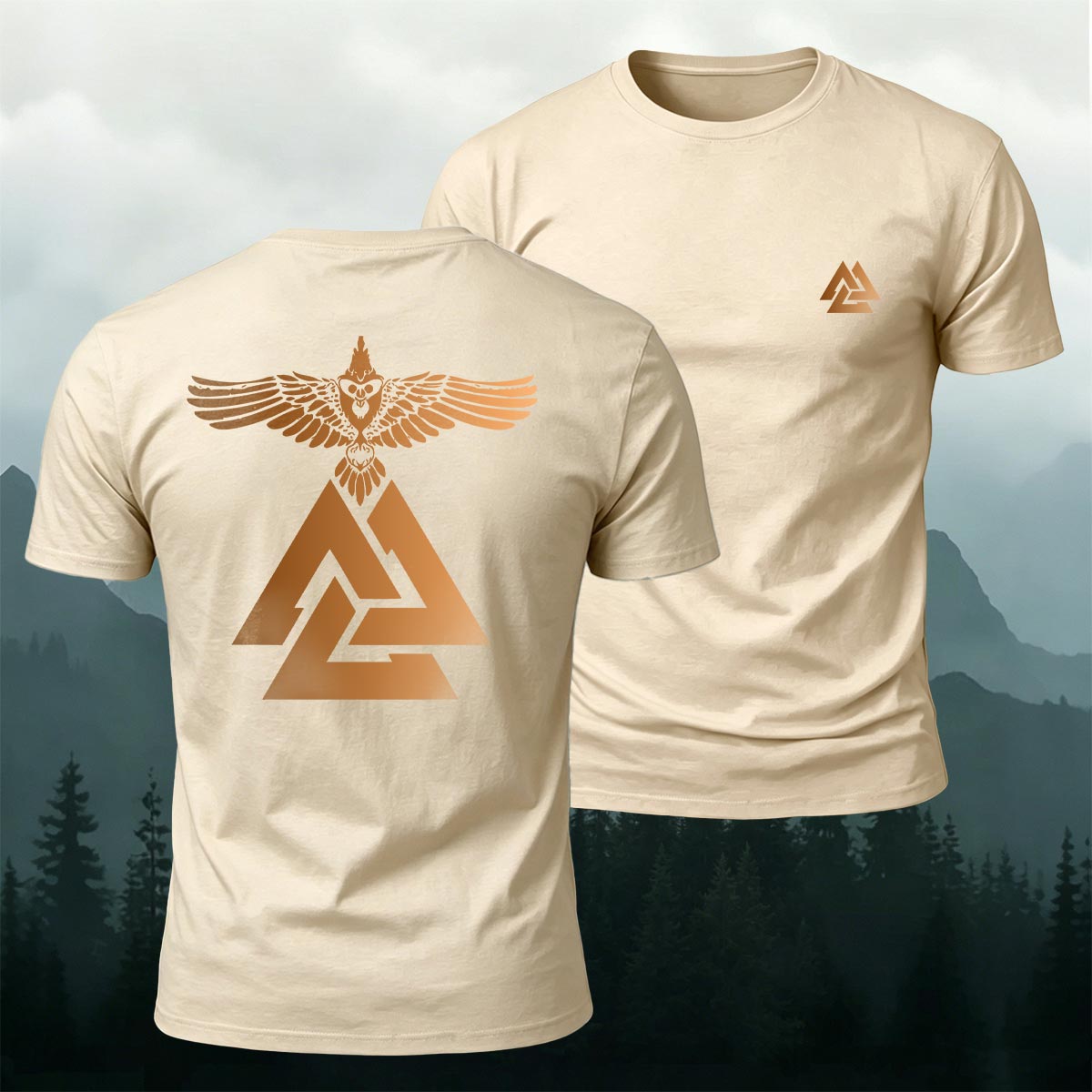Mythology Odin Graphic Trendy Breathable T-shirt