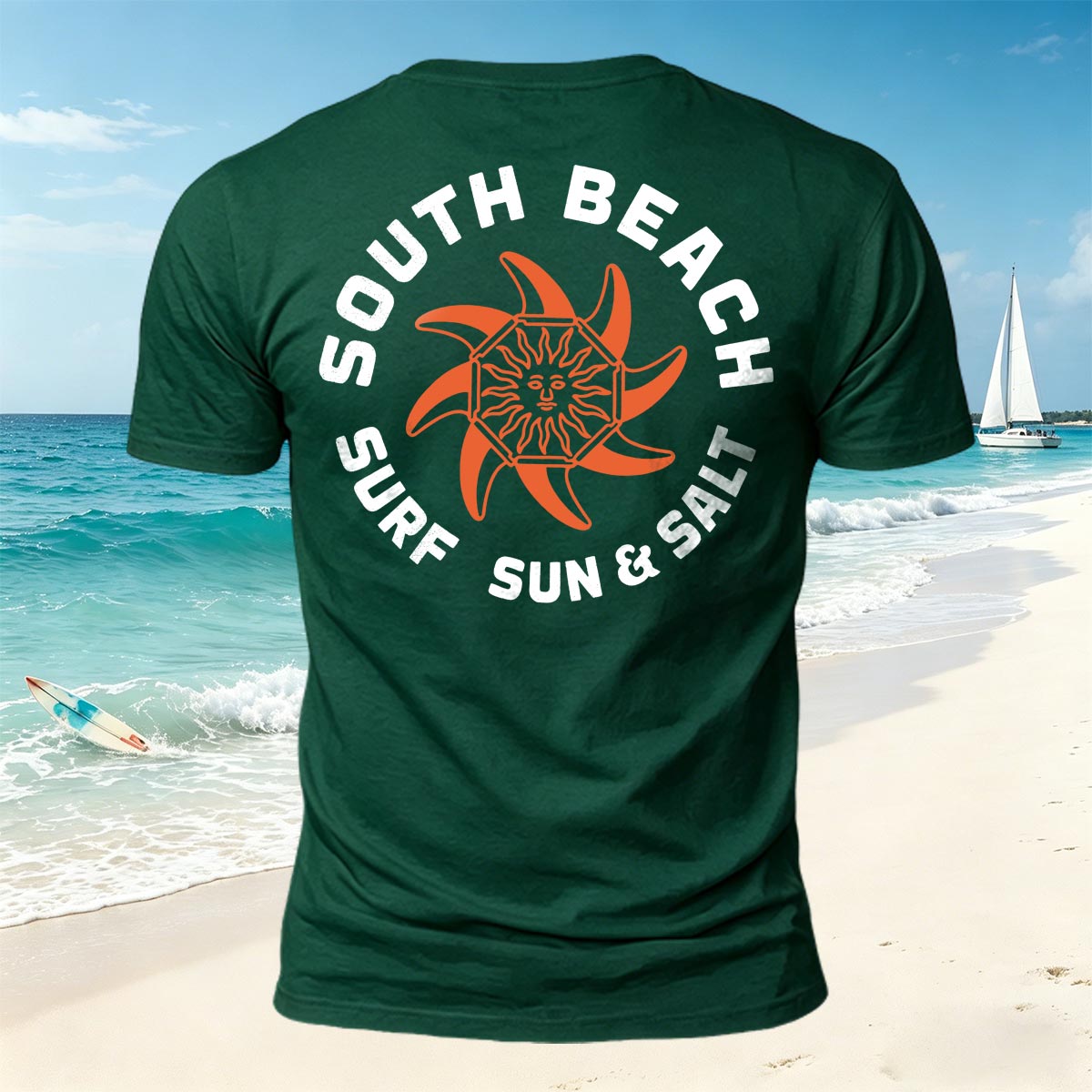 Sun Element 100% Cotton Casual Resort T-Shirt
