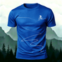 Cycling Minimalist Line Pattern Breathable Comfortable T-Shirt