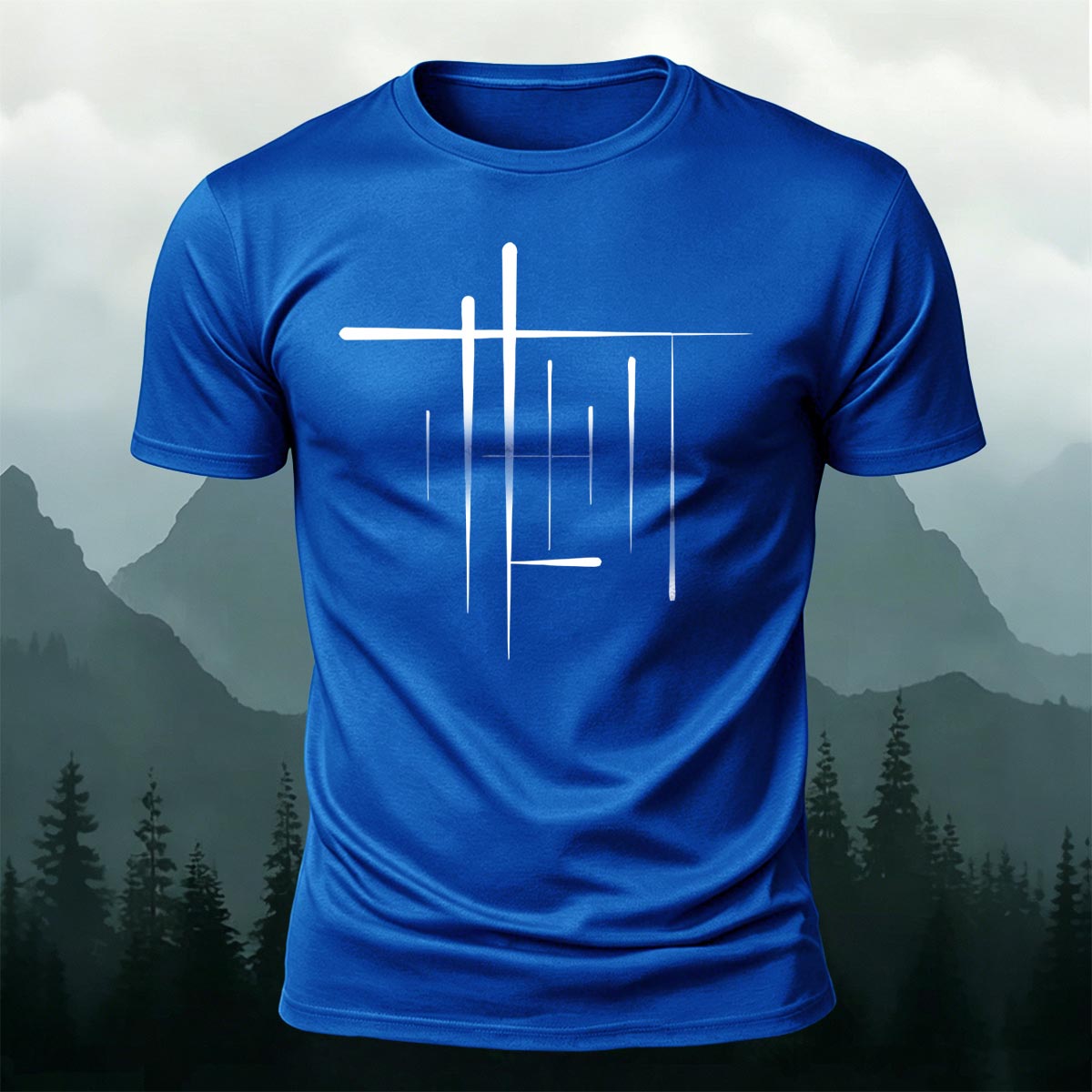 Simple Graphic Classic Premium Cotton Casual T-Shirt