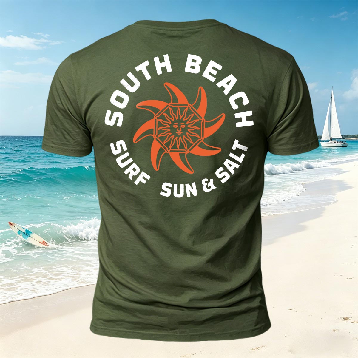 Sun Element 100% Cotton Casual Resort T-Shirt