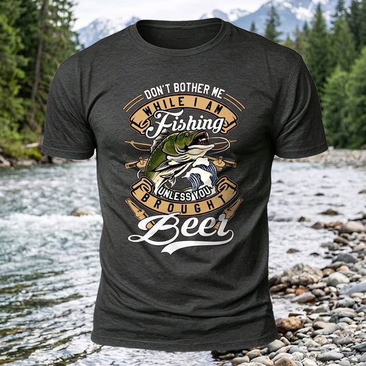 Unless You Brought Beer Printed Short Sleeve T-Shirt