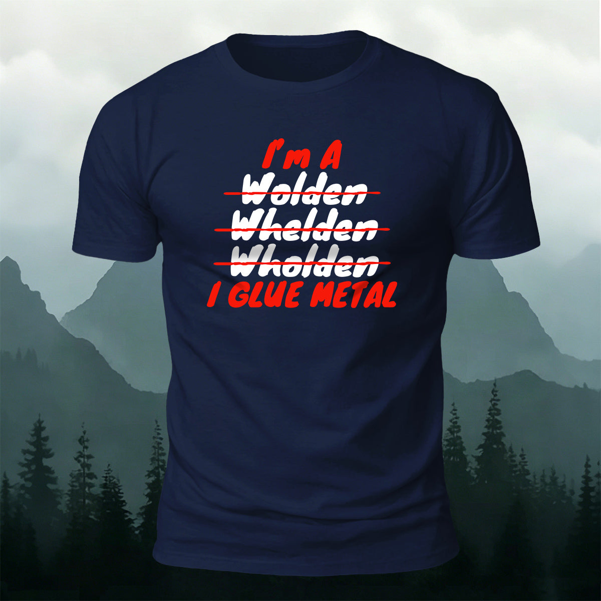 Cotton Wage Worker Welder Fun Slogan Casual Tee