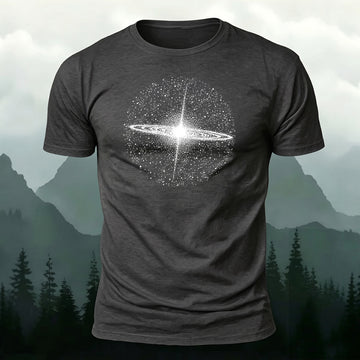 DTG Astronomical Print Round Neck T-Shirt