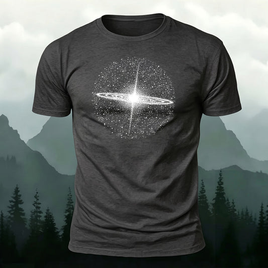 DTG Astronomical Print Round Neck T-Shirt