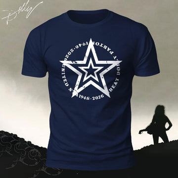 Combed Cotton Vintage Star Emblem Dolly Graphic Tee