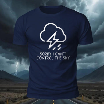Sorry I Can't Control The Sky Short Sleeve Graphic Tee
