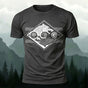 Premium Cotton Wolfs Chasing Sun & Moon Printed T-Shirt
