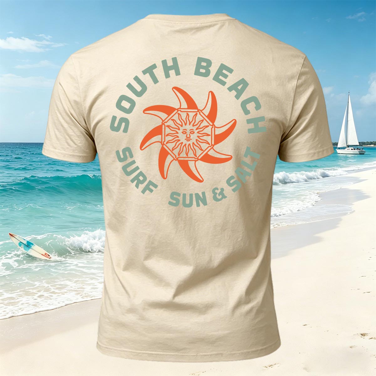 Sun Element 100% Cotton Casual Resort T-Shirt
