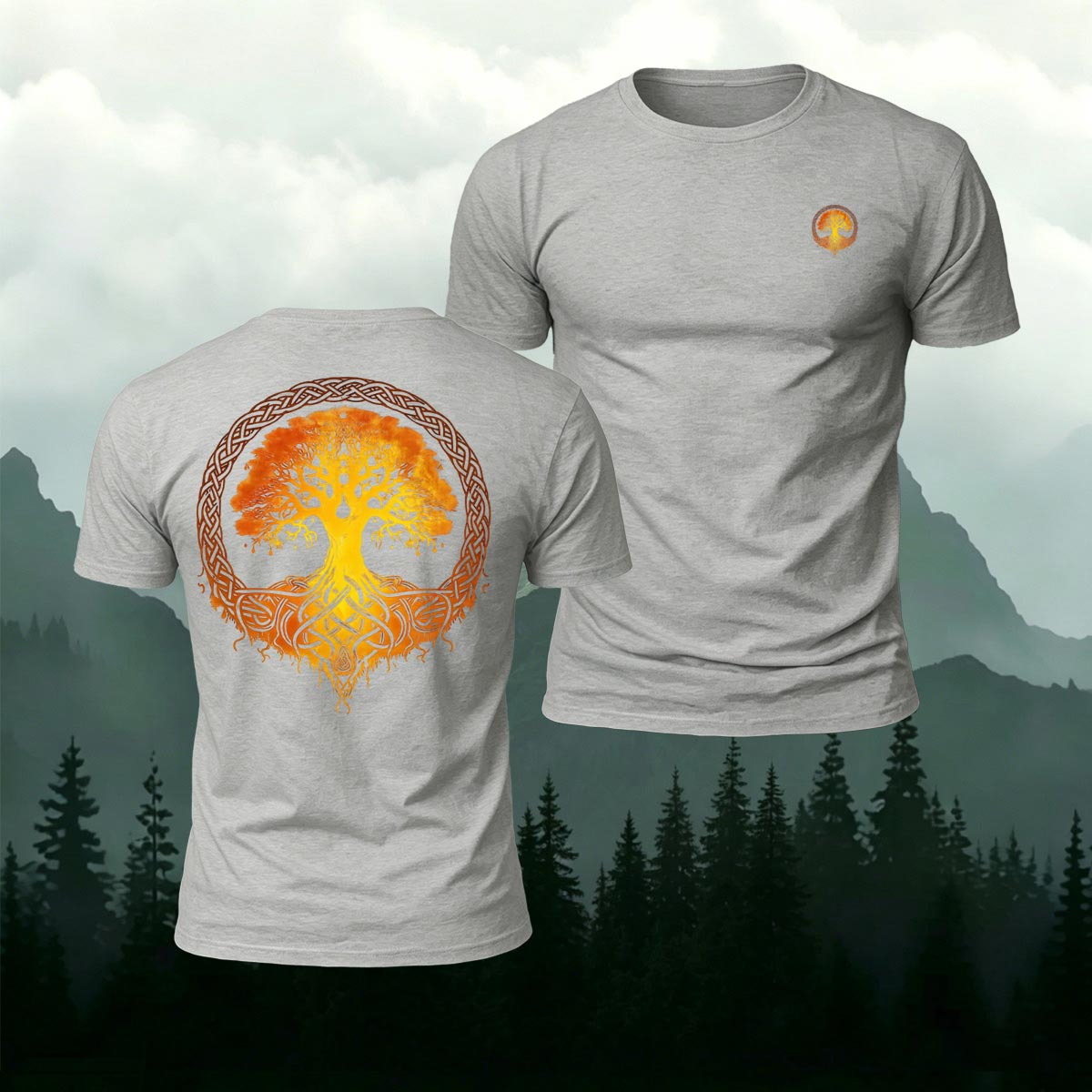 Art Tree Graphic Fashion 100% Cotton T-Shirt