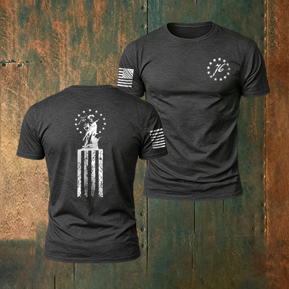 Hero Print American Vintage Premium Cotton T-Shirt