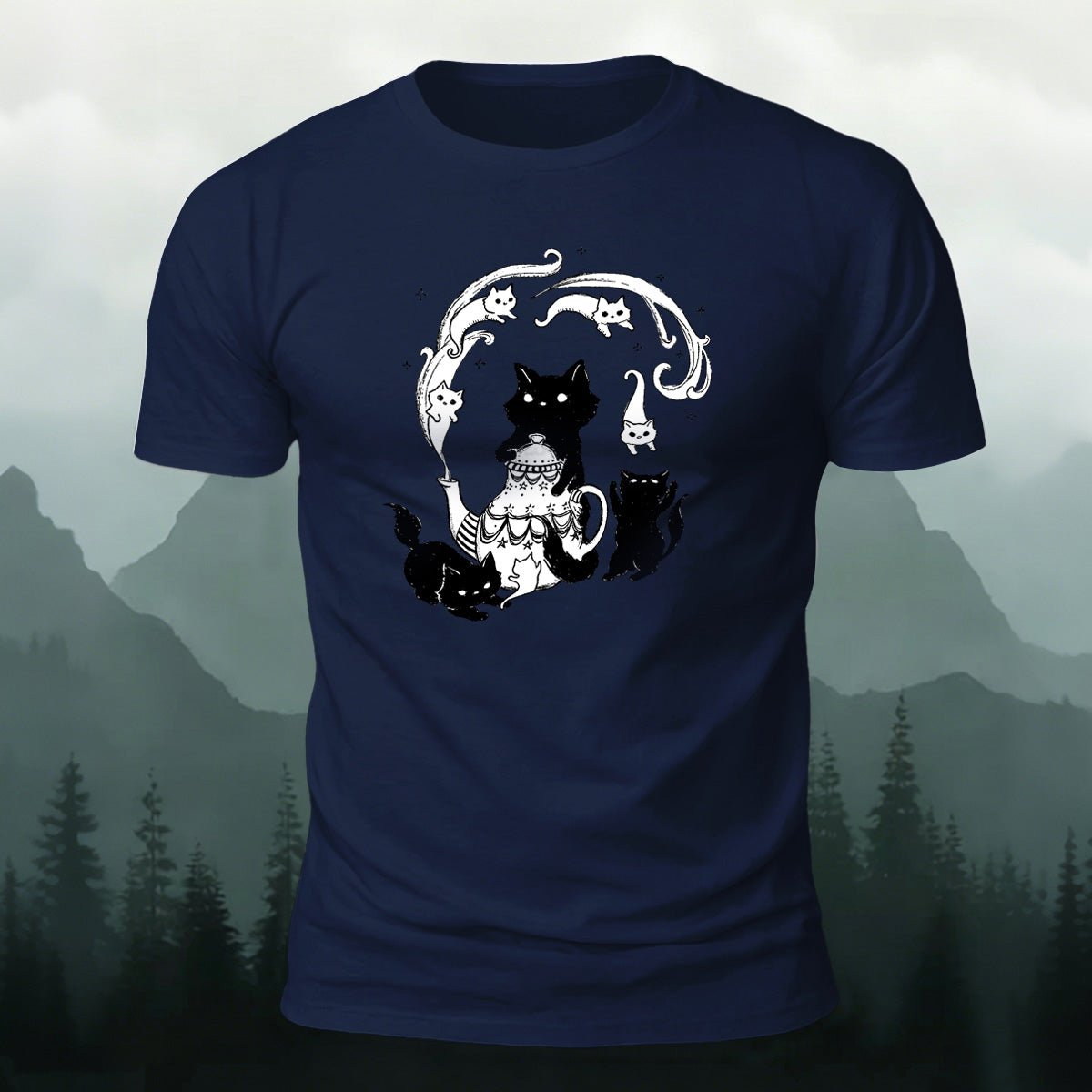 Fun Animal Pattern Simple Casual Premium Cotton Tee