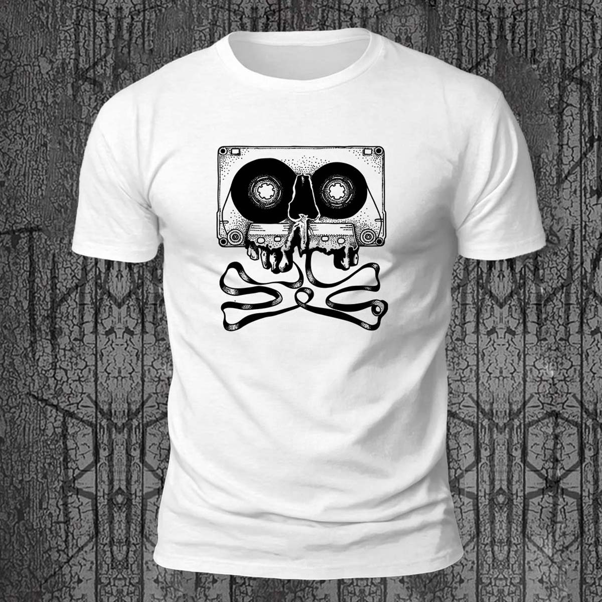 Skull Artistic Printed Trendy 100% Cotton T-Shirt