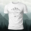 Hiking Style Pattern Skin-friendly Cotton T-shirt