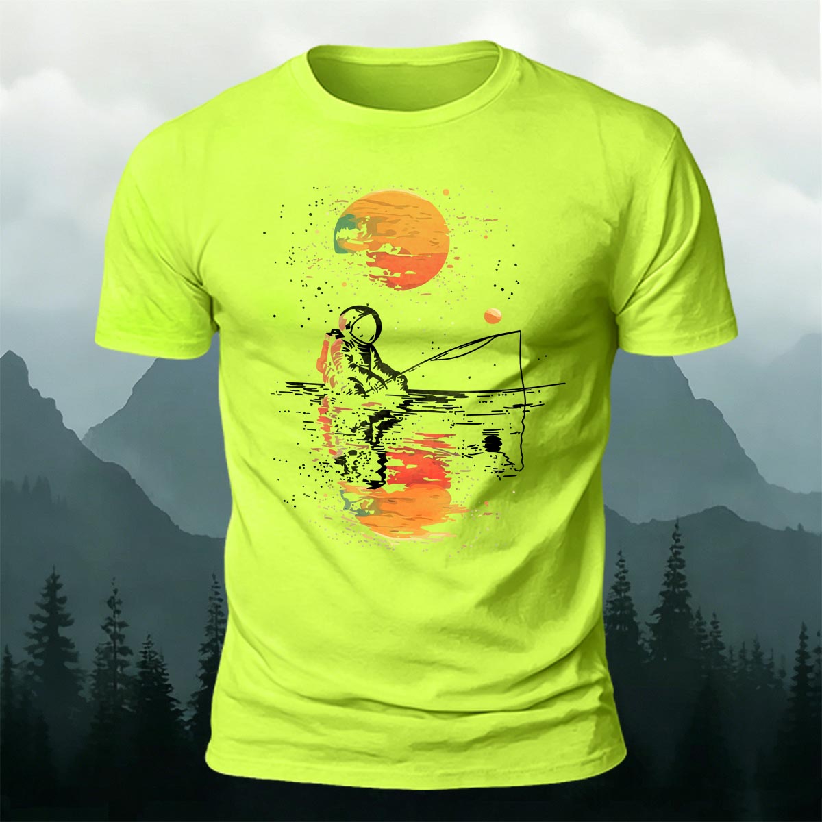Ride the Moon Casual Cotton T-Shirt NG