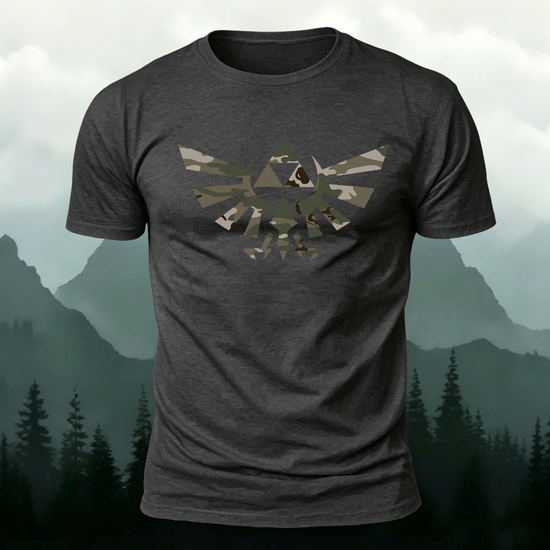 Stylish Pattern Casual Comfortable Premium Cotton Tee Dark Grey