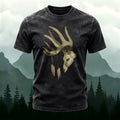 Vintage Antelope Print Casual Skin-Friendly Cotton T-Shirt