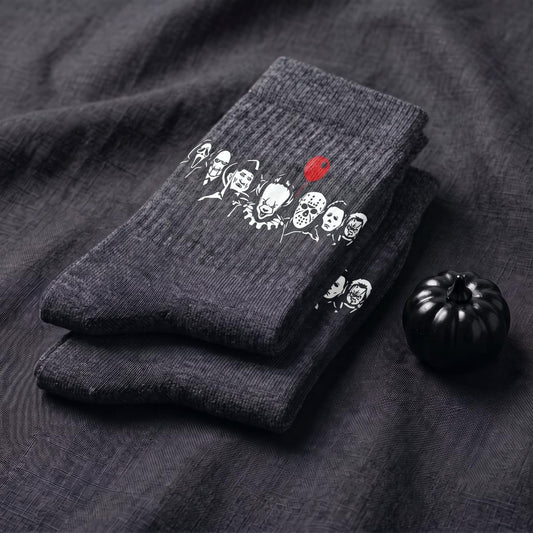 Cotton Horror Villains Mid Socks