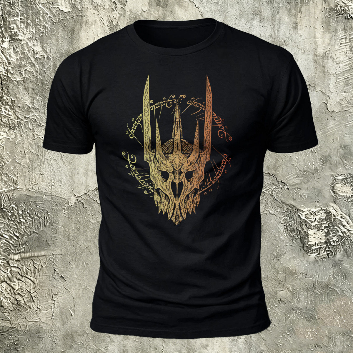 Vintage Skull Print Cotton Versatile T-Shirt