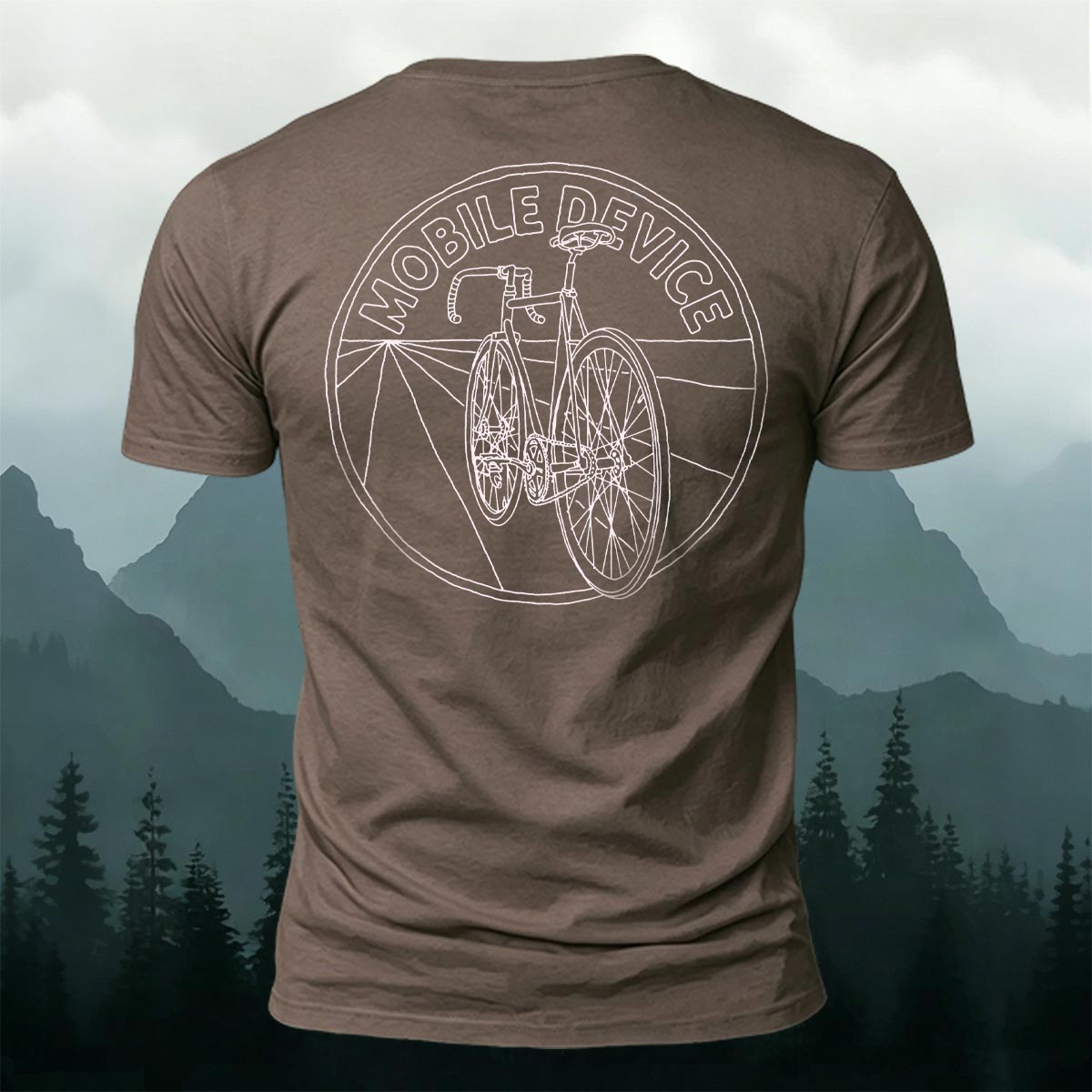 Simple Cycling Graphic Casual Premium Cotton T-Shirt