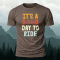 It is a Cool Day to Ride Outdoor Casual Cotton Tee
