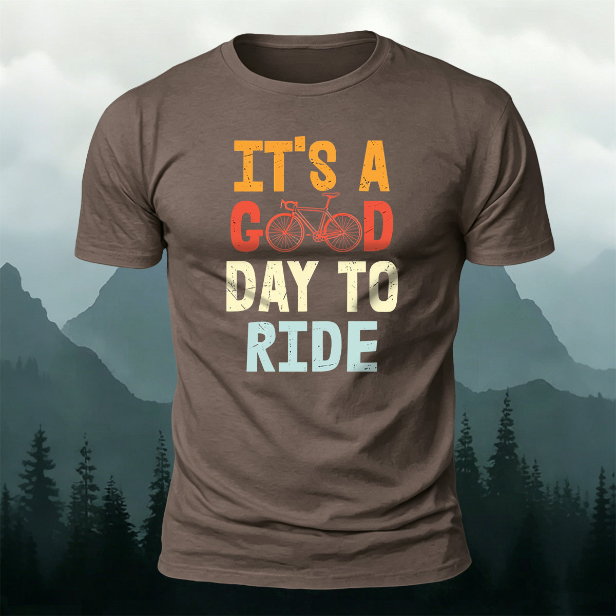 It is a Cool Day to Ride Outdoor Casual Cotton Tee
