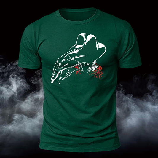 Shadow Of Freddy Printed Short Sleeve T-Shirt