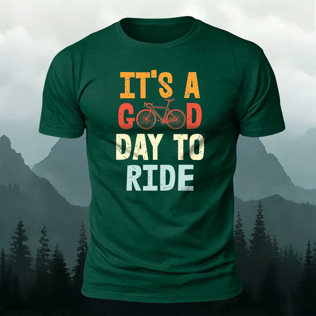 It is a Cool Day to Ride Outdoor Casual Cotton Tee