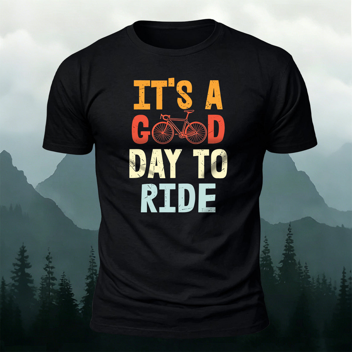 It is a Cool Day to Ride Outdoor Casual Cotton Tee