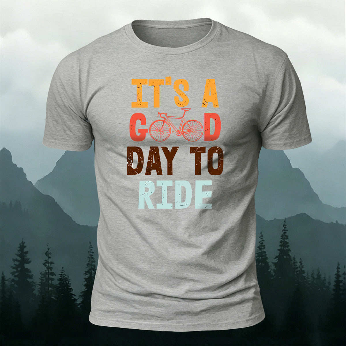 It is a Cool Day to Ride Outdoor Casual Cotton Tee