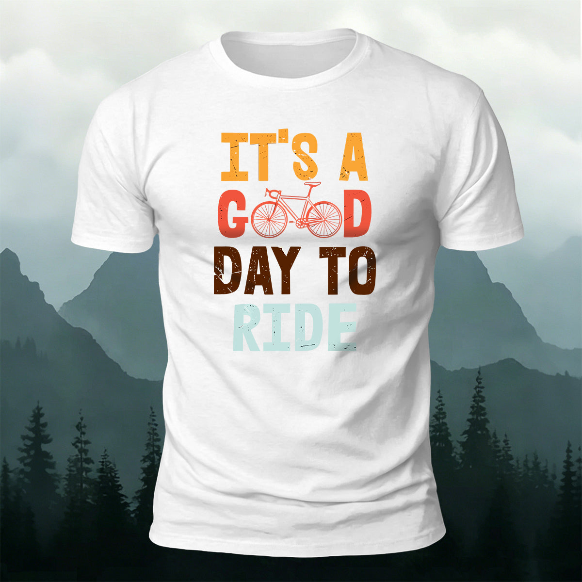 It is a Cool Day to Ride Outdoor Casual Cotton Tee