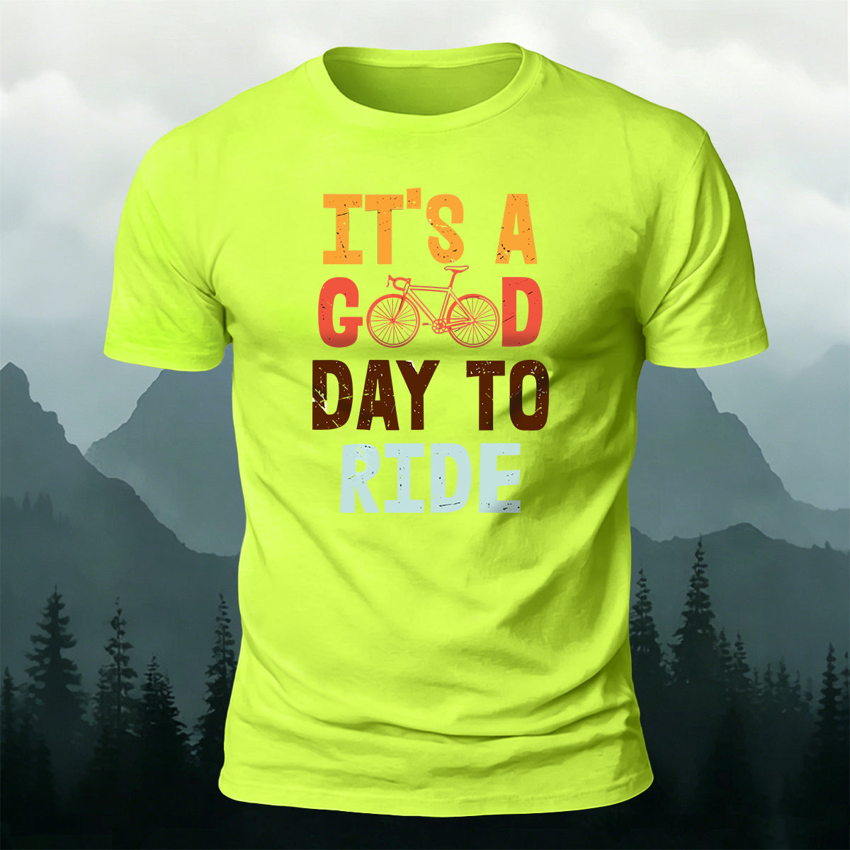 It is a Cool Day to Ride Outdoor Casual Cotton Tee