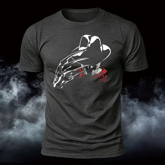 Shadow Of Freddy Printed Short Sleeve T-Shirt
