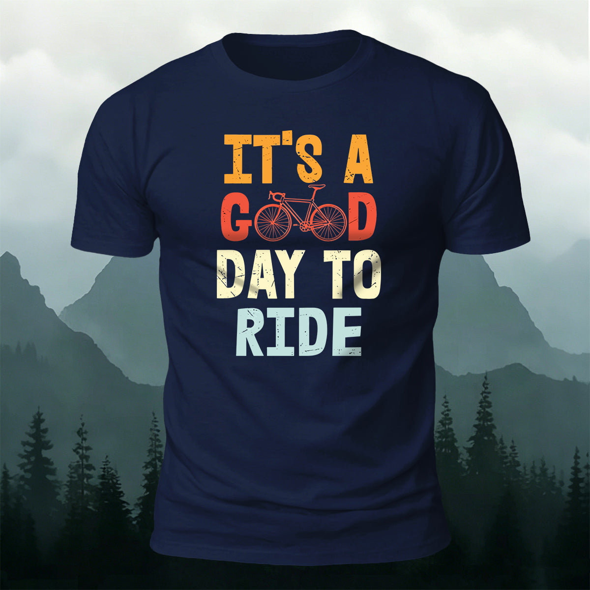 It is a Cool Day to Ride Outdoor Casual Cotton Tee