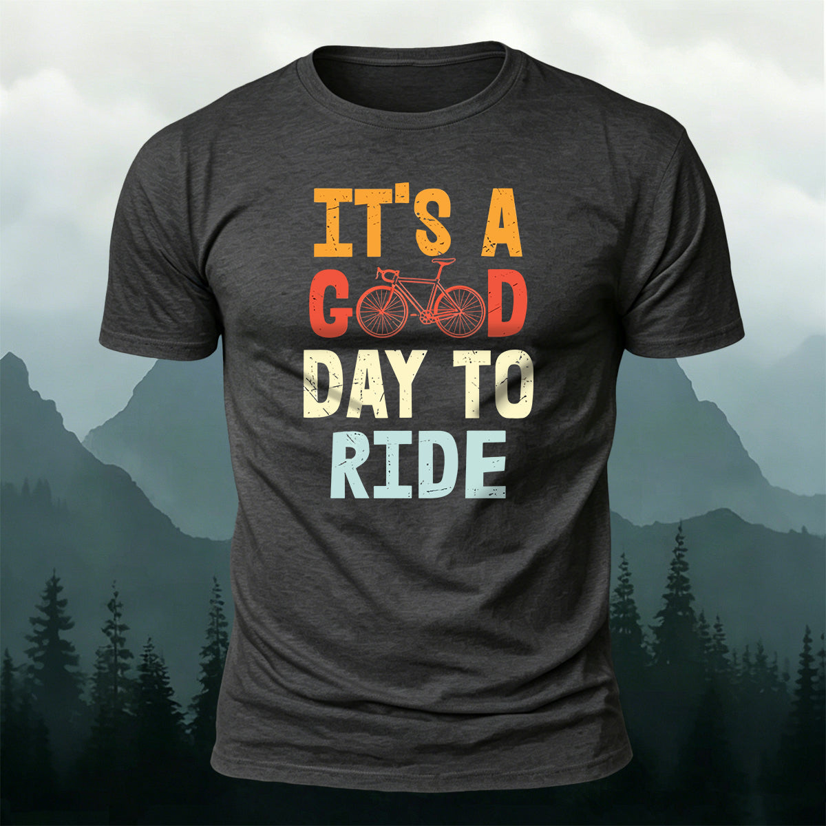 It is a Cool Day to Ride Outdoor Casual Cotton Tee