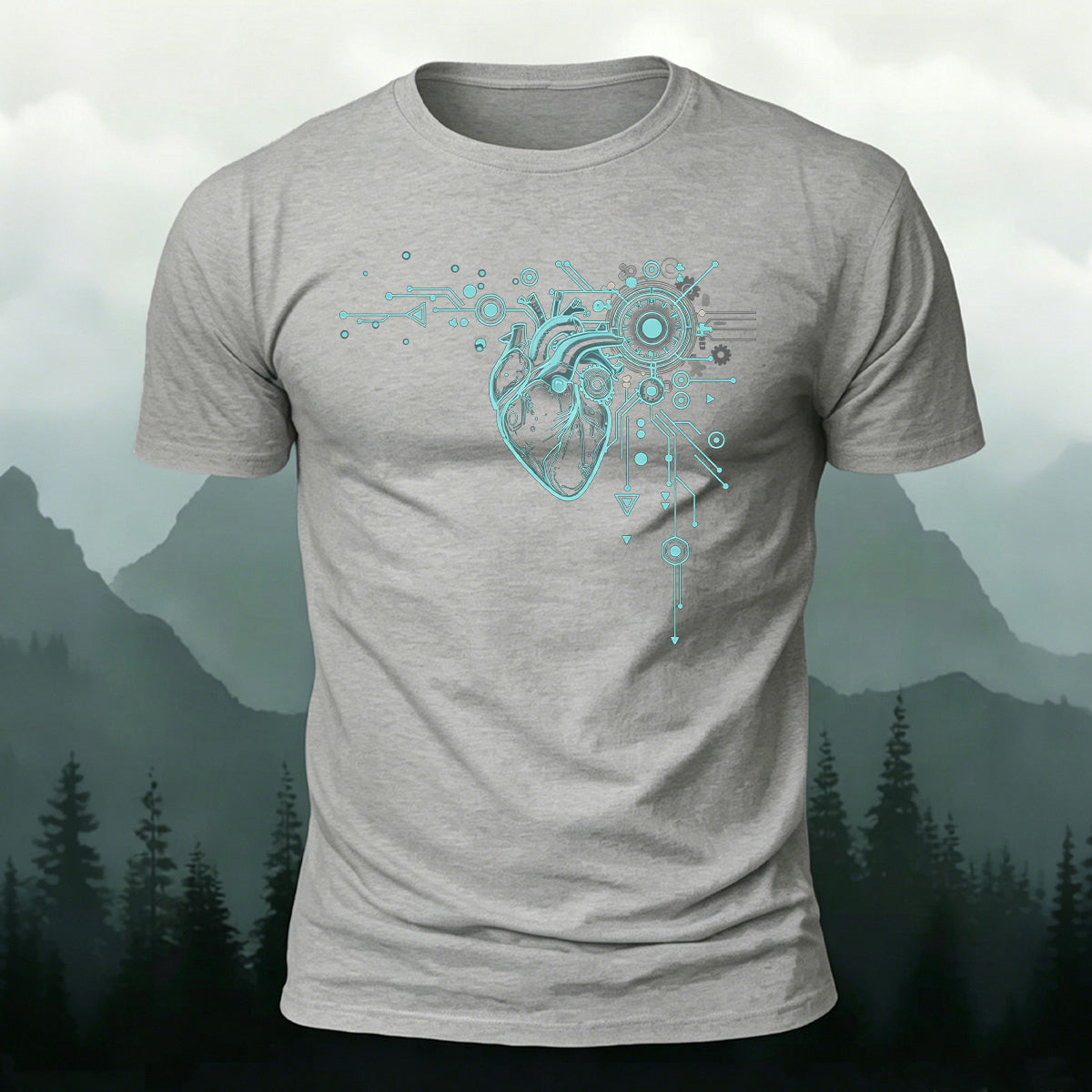 Artistic Heart Personality Casual Premium Cotton T-Shirt