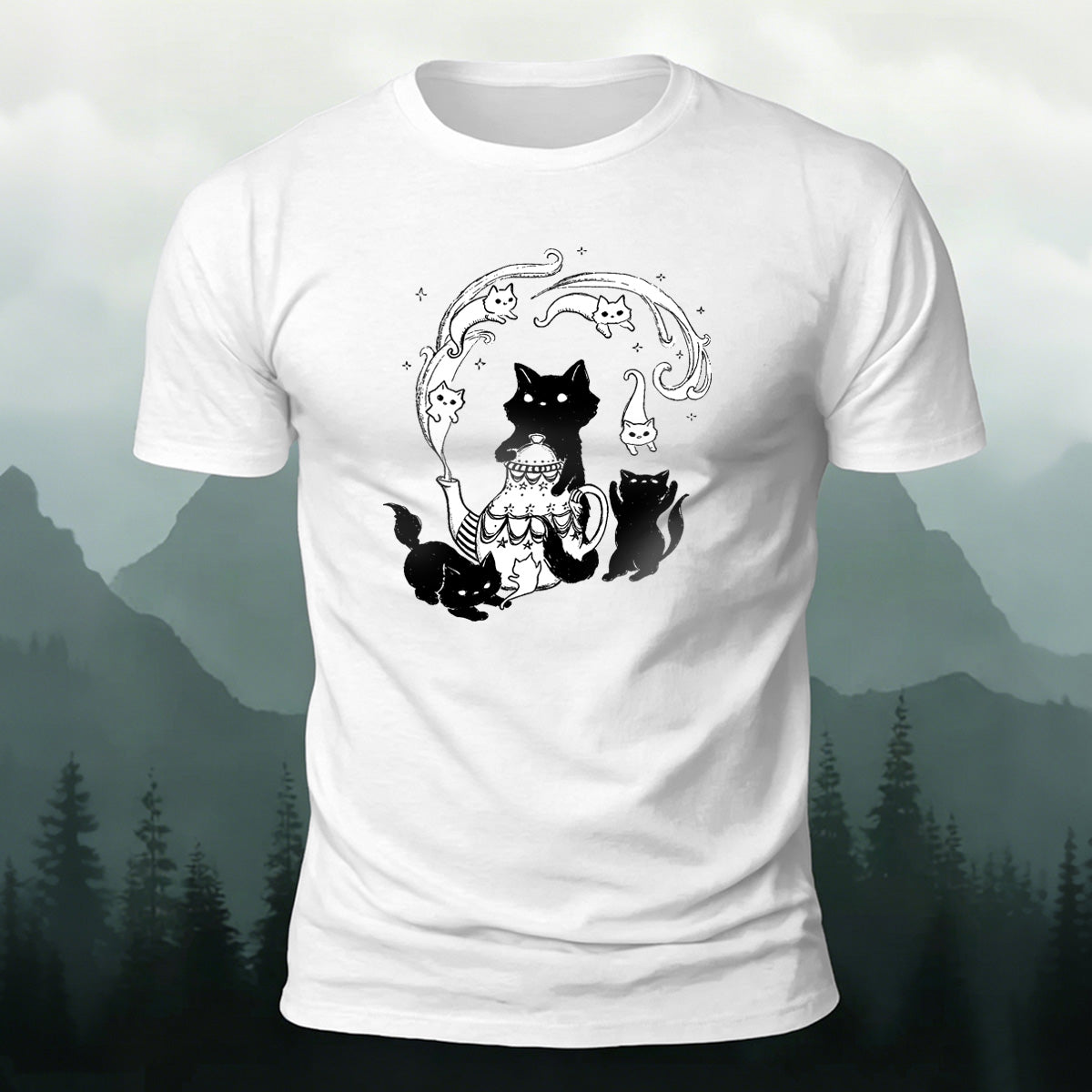 Fun Animal Pattern Simple Casual Premium Cotton Tee