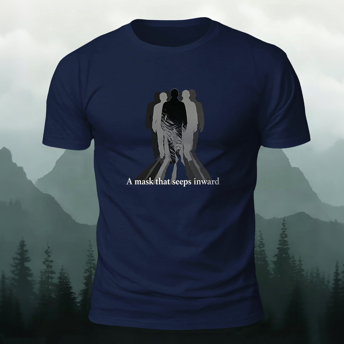 Silhouette Print Fashion Comfortable Casual T-Shirt