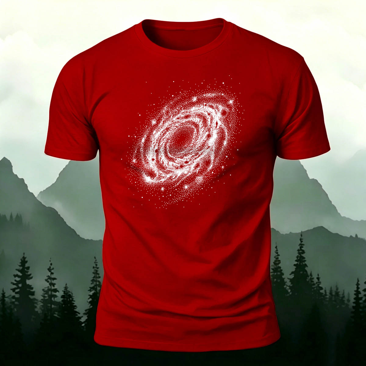 DTG Starry Sky Graphic Minimalist Soft Comfortable Tee
