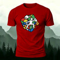 Climbing Cube Simple Casual Breathable T-Shirt