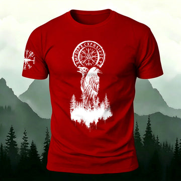 Tribal Eagle Totem Casual Cotton T-Shirt