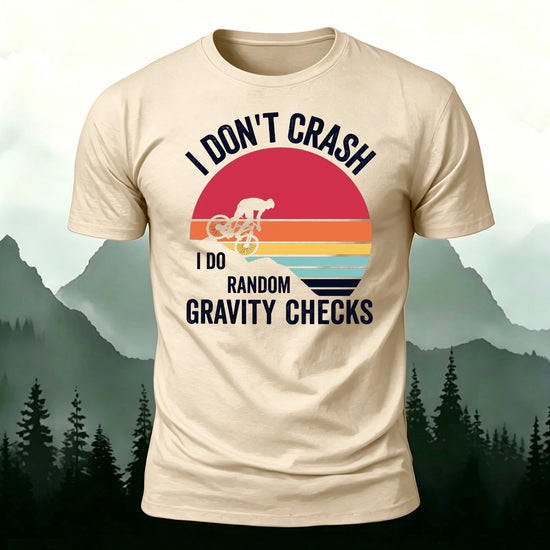 Humorous Cycling Quotes Retro Skin-Friendly T-Shirt Beige