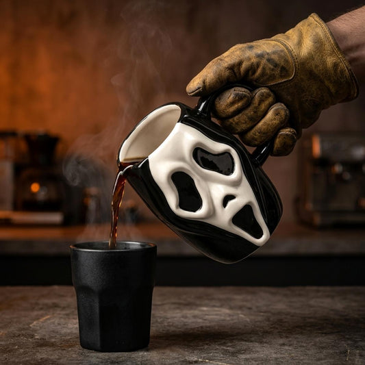Ceramic 3D Scream Face Halloween Mug