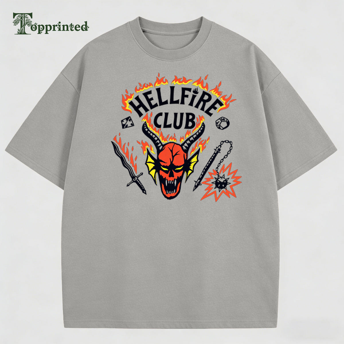 Hell Fire Club Casual Street Style T-shirt