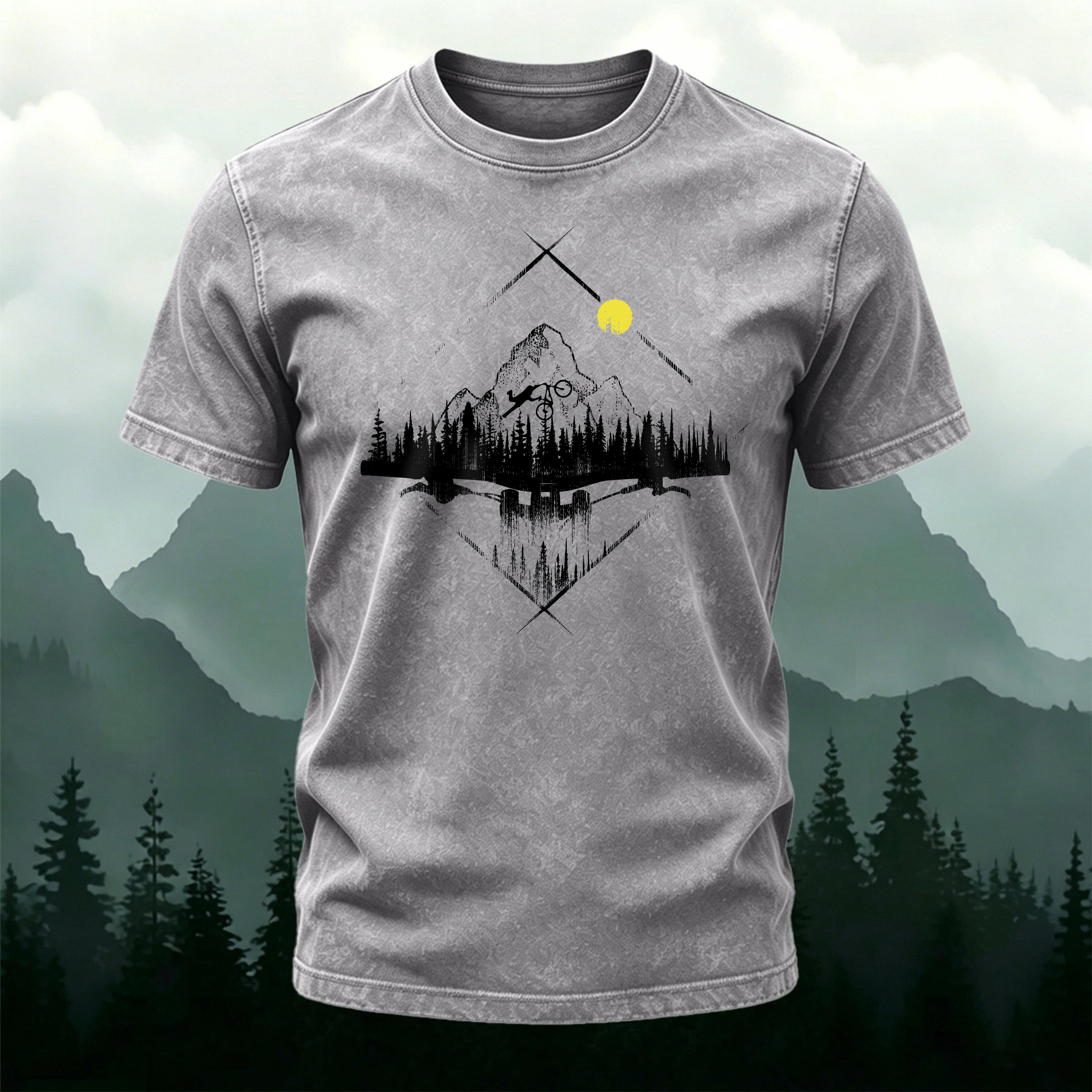 Mountain Cycling Printed Casual Breathable T-Shirt