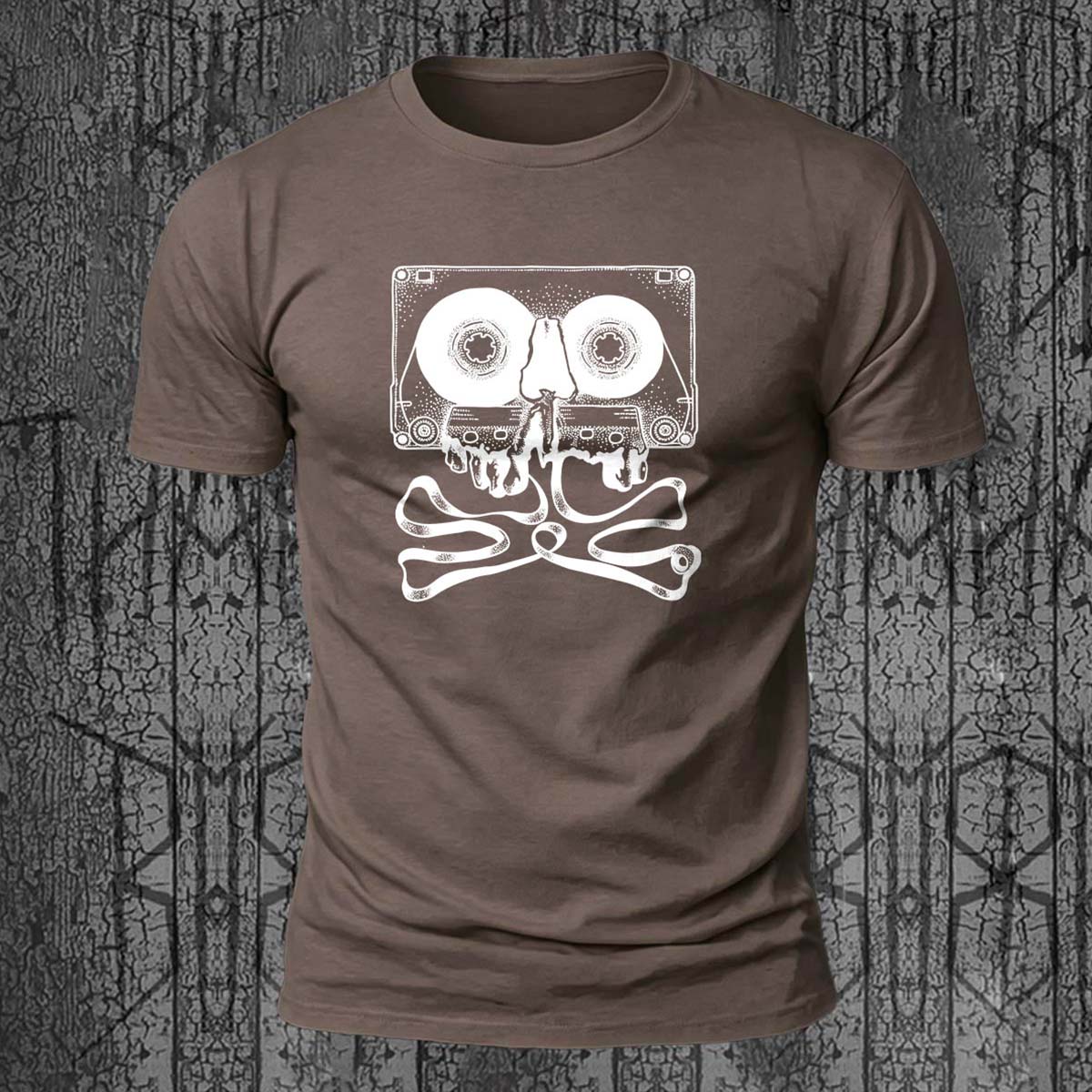 Skull Artistic Printed Trendy 100% Cotton T-Shirt