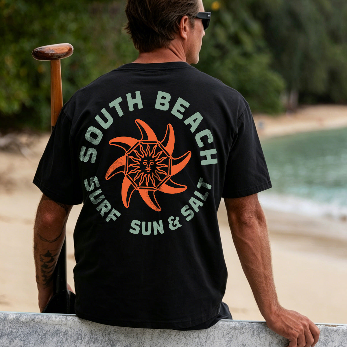 Sun Element 100% Cotton Casual Resort T-Shirt