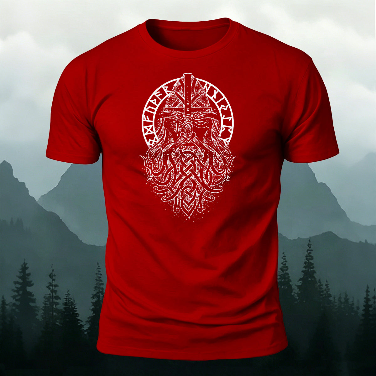 Viking Odin Tribe Casual Premium Cotton T-Shirt